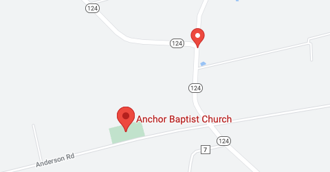Map to Anchor Baptist Church in Hillsboro, OH